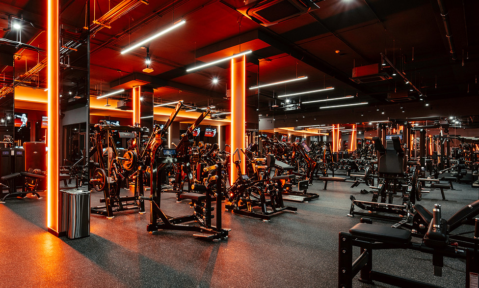 The gym floor at LUDUS