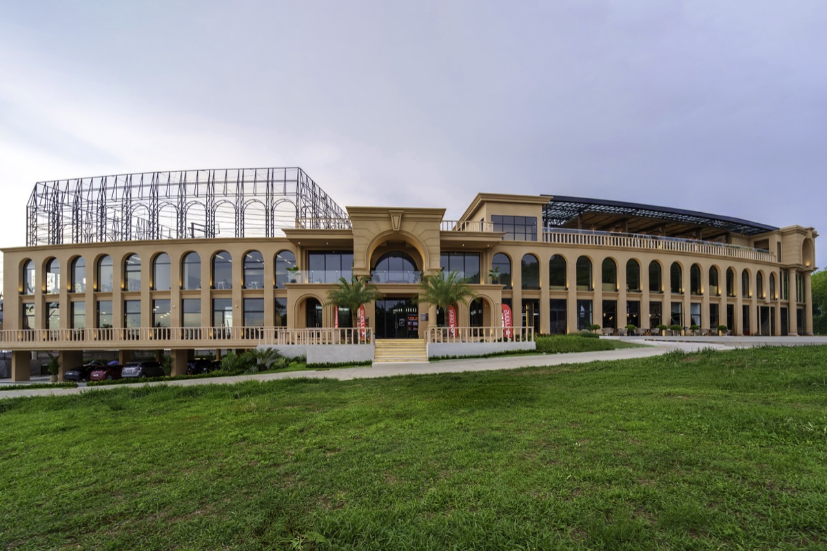 The LUDUS sports complex in Chalong seen from outside